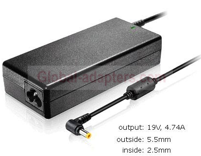 New 19V 4.74A Advent 7001 POWER SUPPLY AC ADAPTER